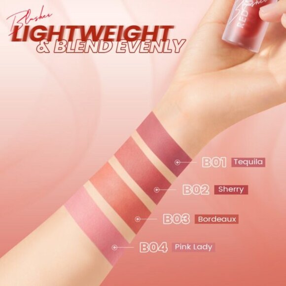 FOCALLURE - HANGOVER Red Wine Blusher - Bordeaux - Picture 3 of 5